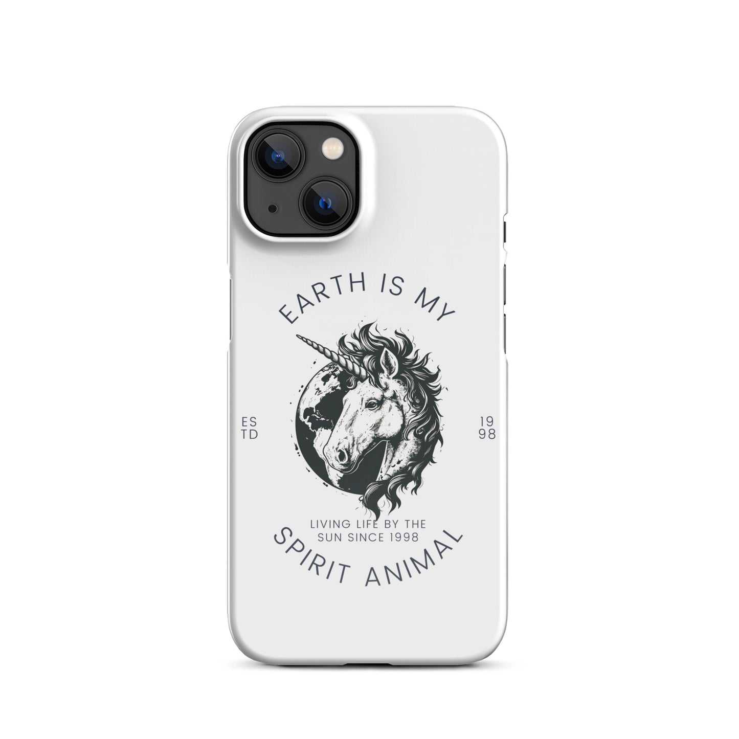 Inspiring Earth is my Spirit Animal EST. 98 Graphic Snap case for iPhone®