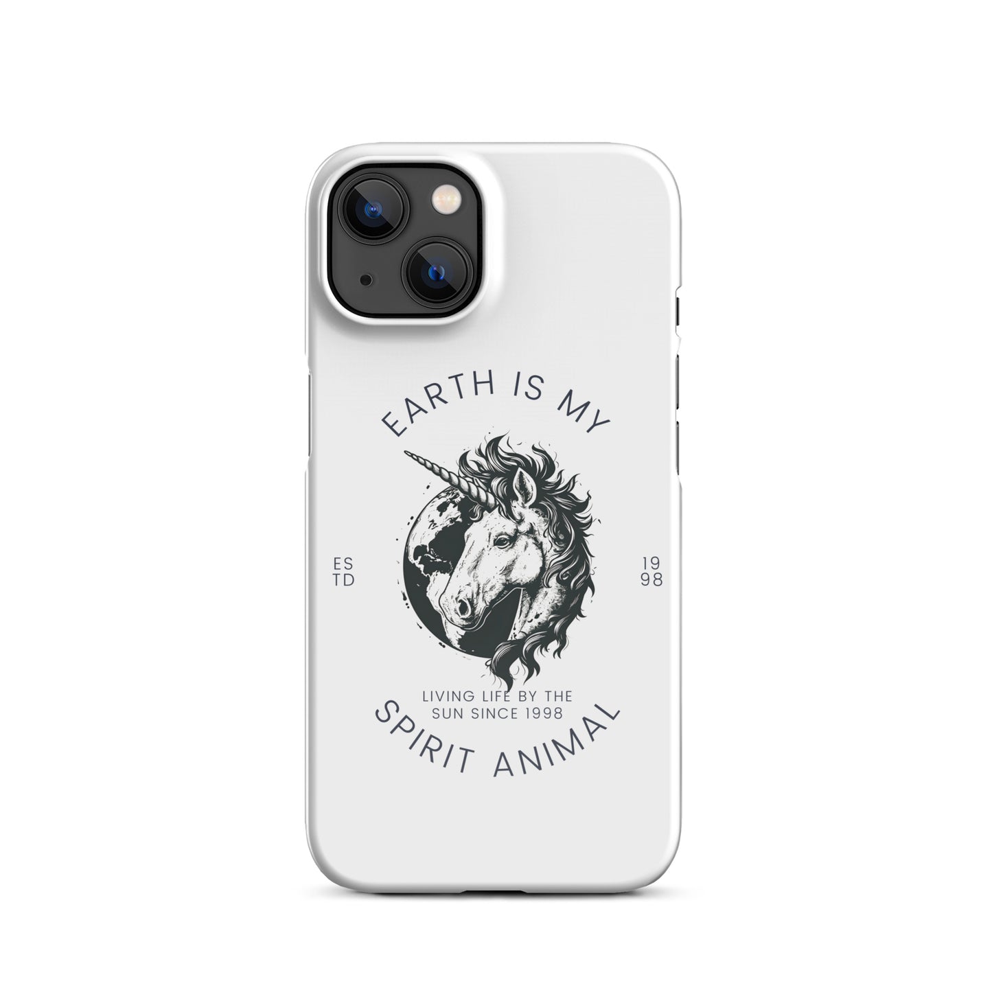 Inspiring Earth is my Spirit Animal EST. 98 Graphic Snap case for iPhone®