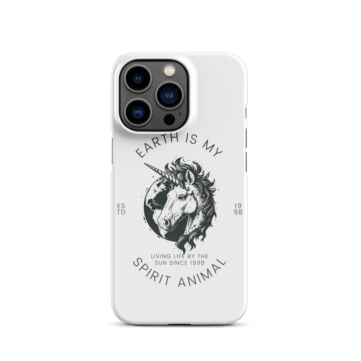 Inspiring Earth is my Spirit Animal EST. 98 Graphic Snap case for iPhone®