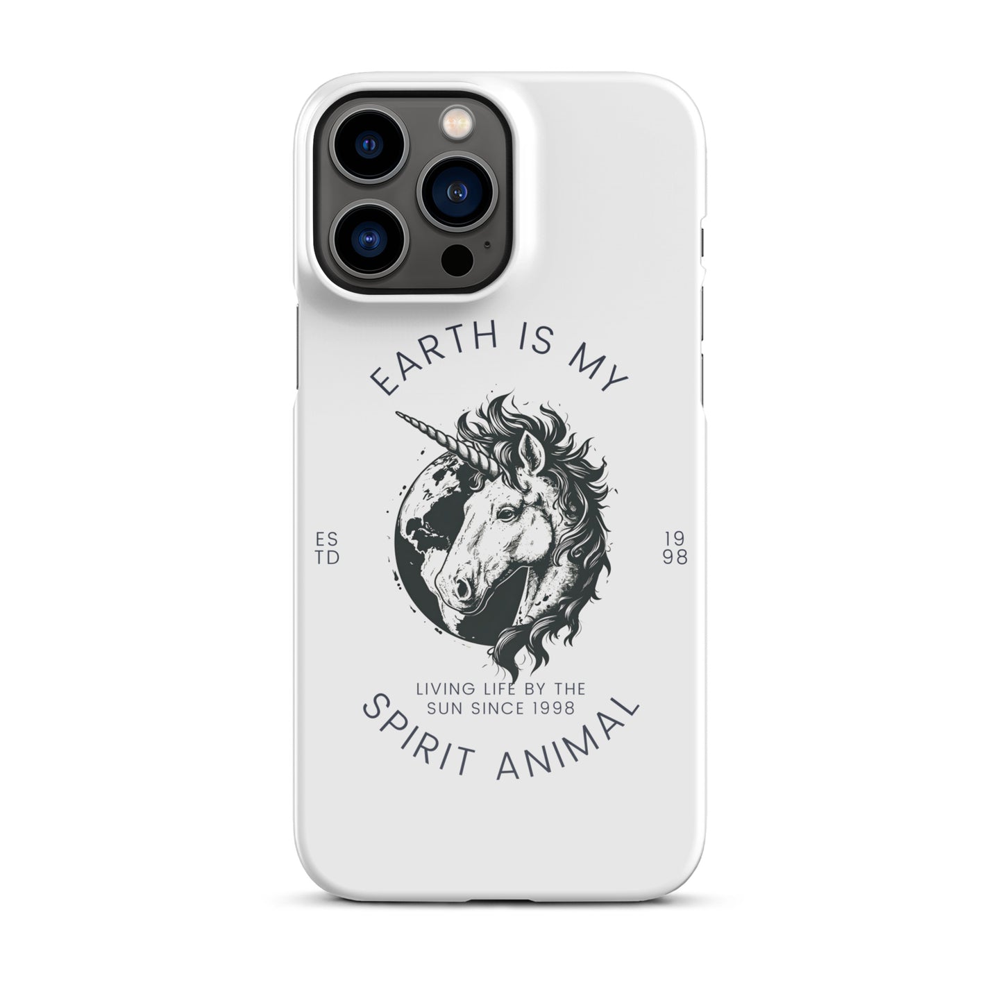 Inspiring Earth is my Spirit Animal EST. 98 Graphic Snap case for iPhone®