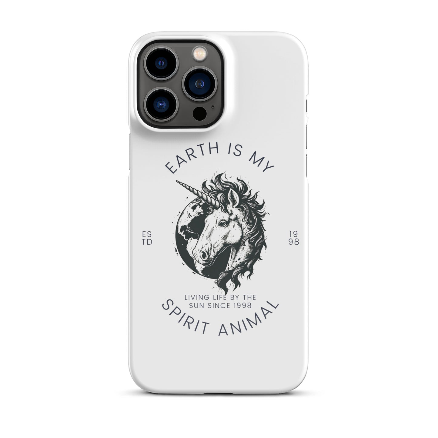 Inspiring Earth is my Spirit Animal EST. 98 Graphic Snap case for iPhone®