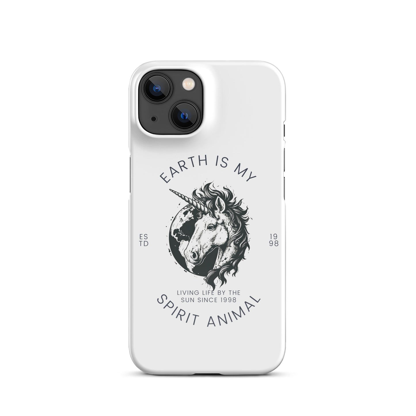 Inspiring Earth is my Spirit Animal EST. 98 Graphic Snap case for iPhone®