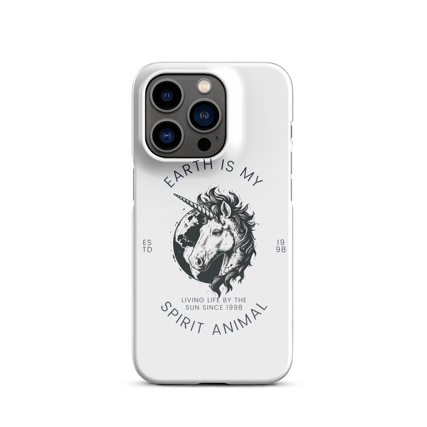 Inspiring Earth is my Spirit Animal EST. 98 Graphic Snap case for iPhone®