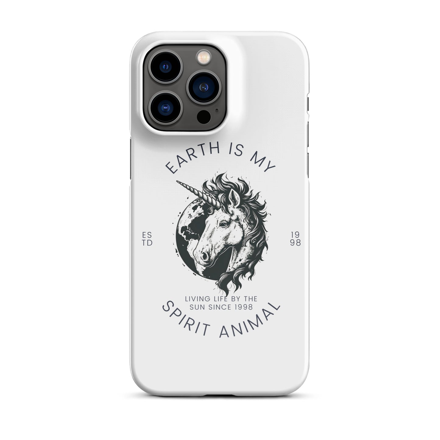 Inspiring Earth is my Spirit Animal EST. 98 Graphic Snap case for iPhone®