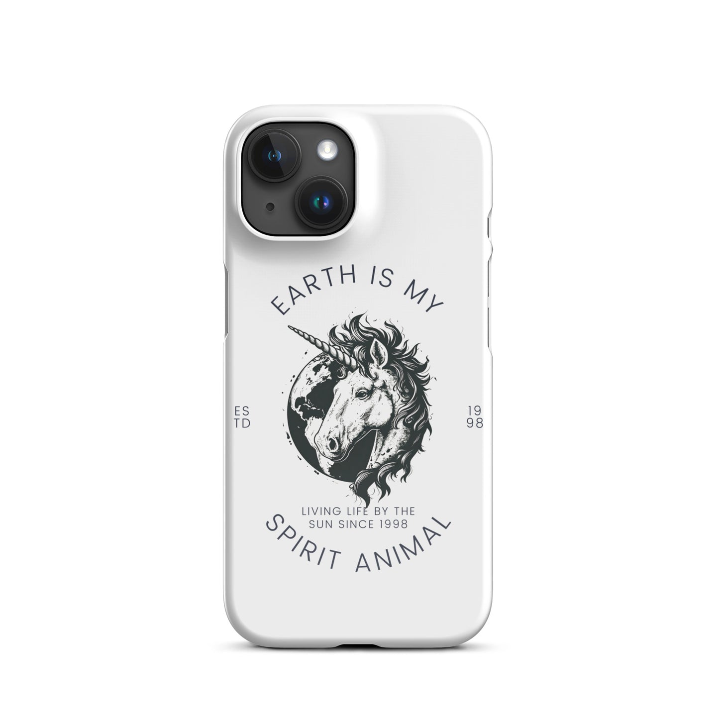 Inspiring Earth is my Spirit Animal EST. 98 Graphic Snap case for iPhone®