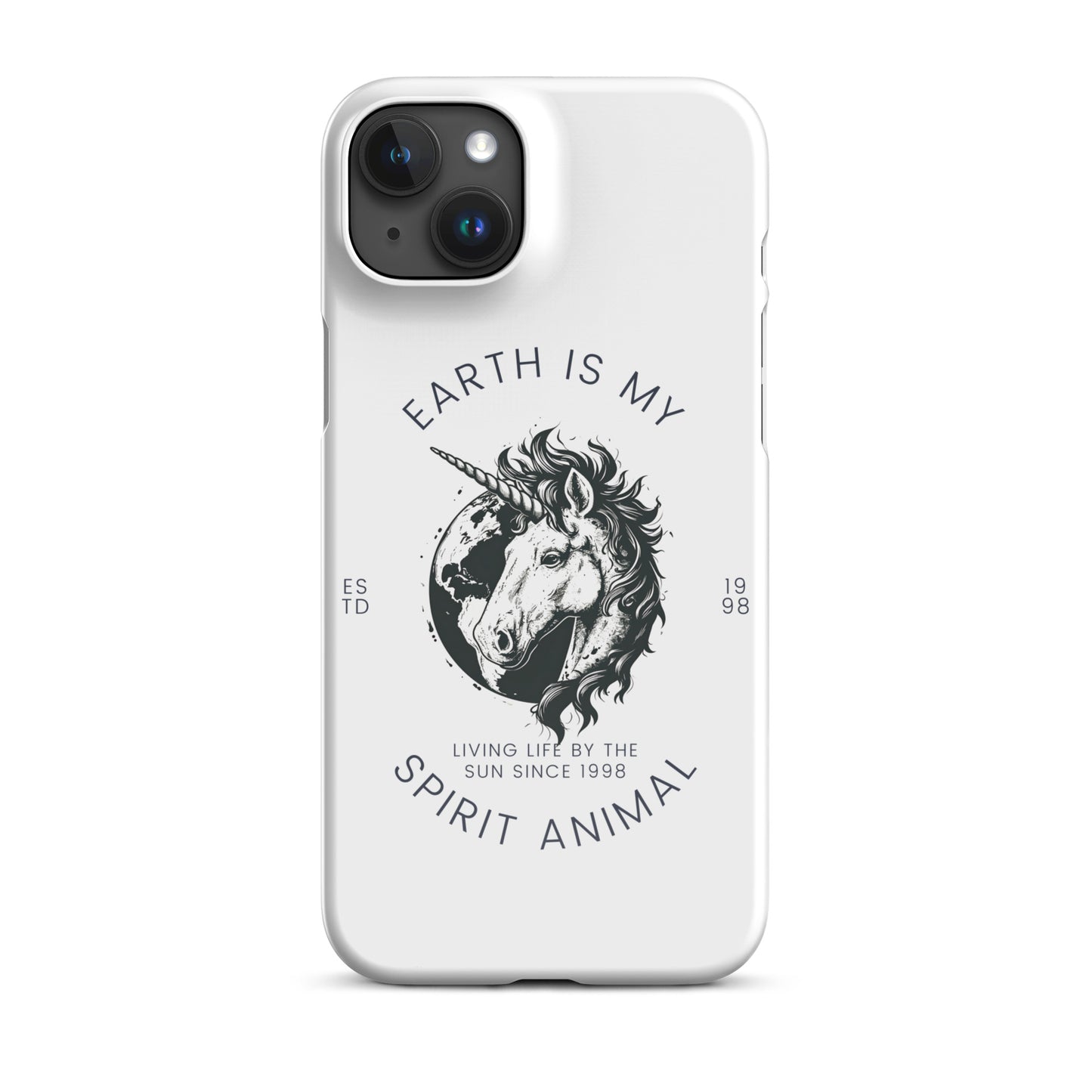 Inspiring Earth is my Spirit Animal EST. 98 Graphic Snap case for iPhone®