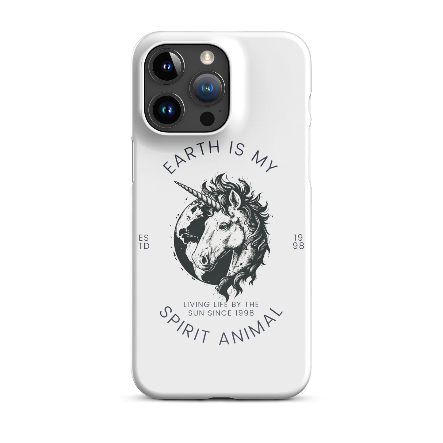 Inspiring Earth is my Spirit Animal EST. 98 Graphic Snap case for iPhone®