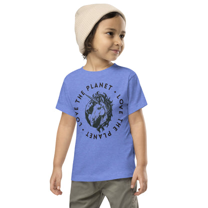 Love the Planet Magic Earth Graphic - Toddler Short Sleeve Tee