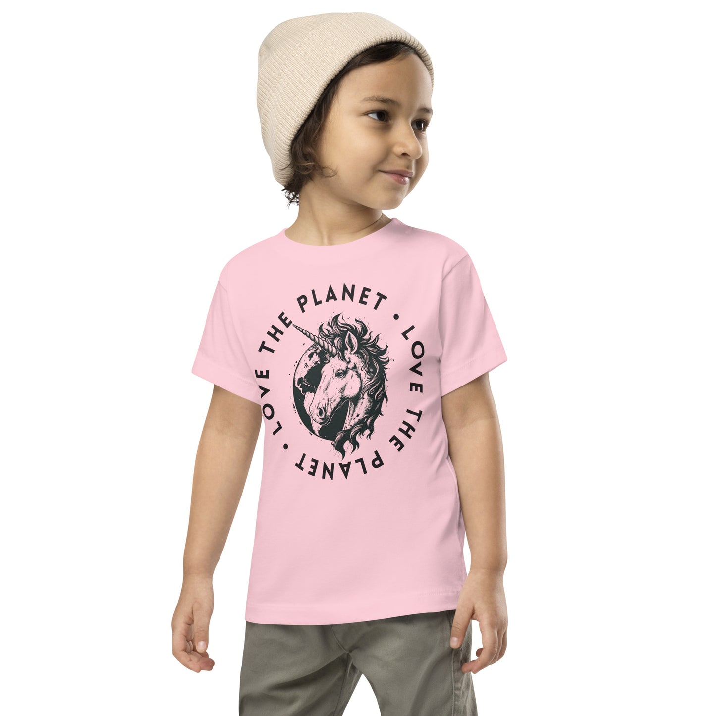 Love the Planet Magic Earth Graphic - Toddler Short Sleeve Tee