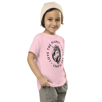 Love the Planet Magic Earth Graphic - Toddler Short Sleeve Tee