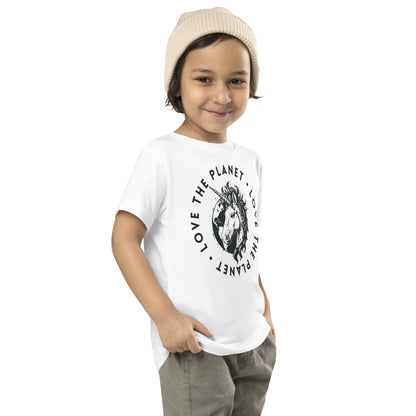 Love the Planet Magic Earth Graphic - Toddler Short Sleeve Tee