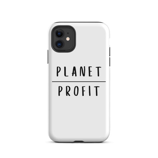 Planet over Profit - Environmental Statement Apparel Tough Case for iPhone®