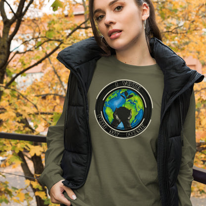 Empower Change: Planet's Future Voting - Unisex Long Sleeve Tee