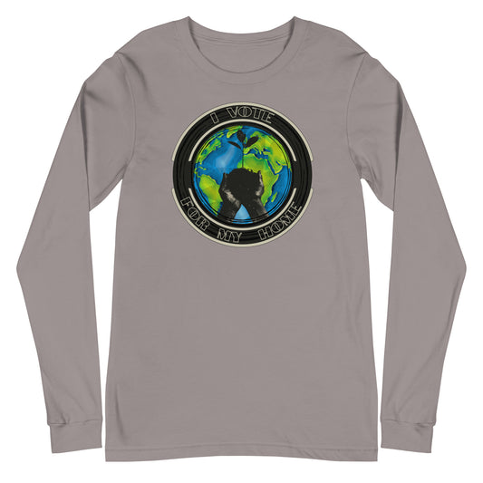 Empower Change: Planet's Future Voting - Unisex Long Sleeve Tee