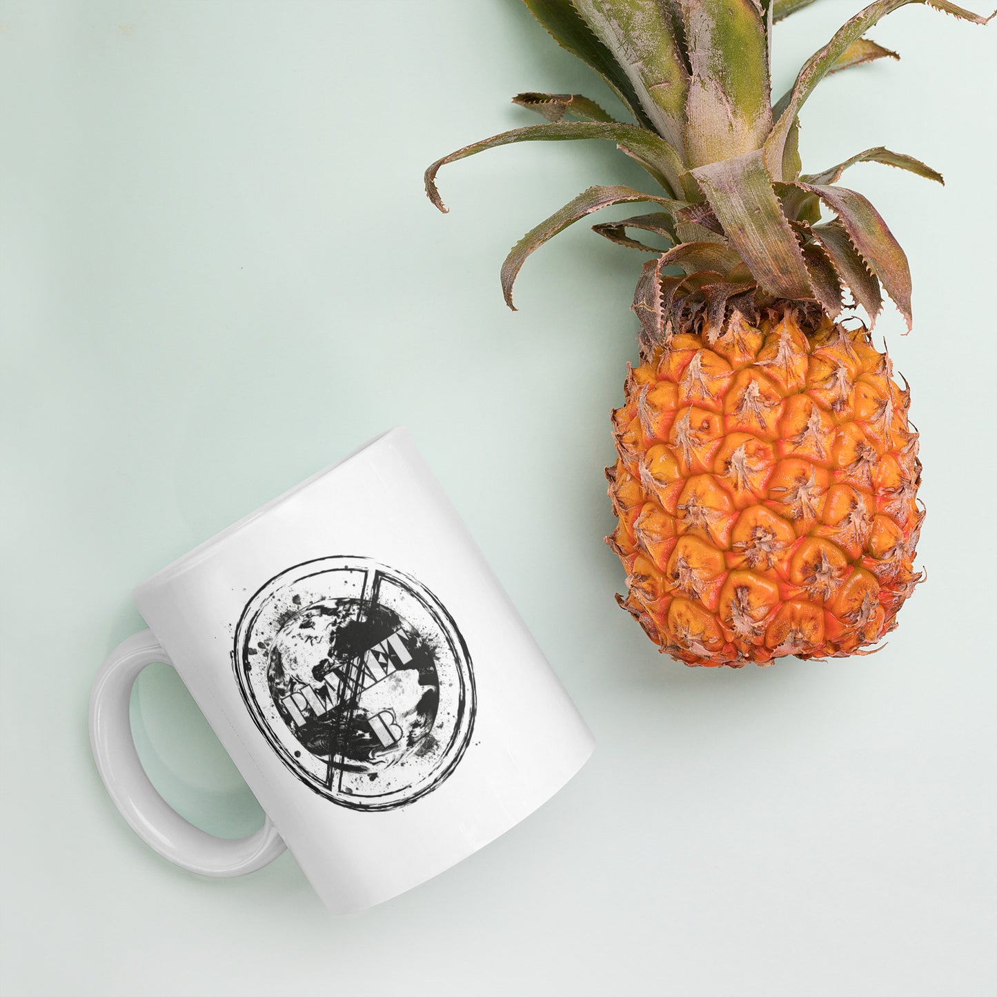 No Planet B - Environmental Statement Collection White glossy mug