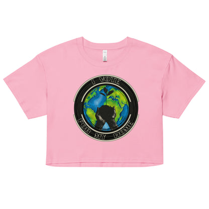 Empower Change: Planet's Future Voting - Women’s crop top