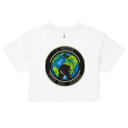 Empower Change: Planet's Future Voting - Women’s crop top