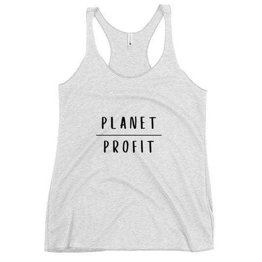 Planet over Profit - Women's Racerback Tank