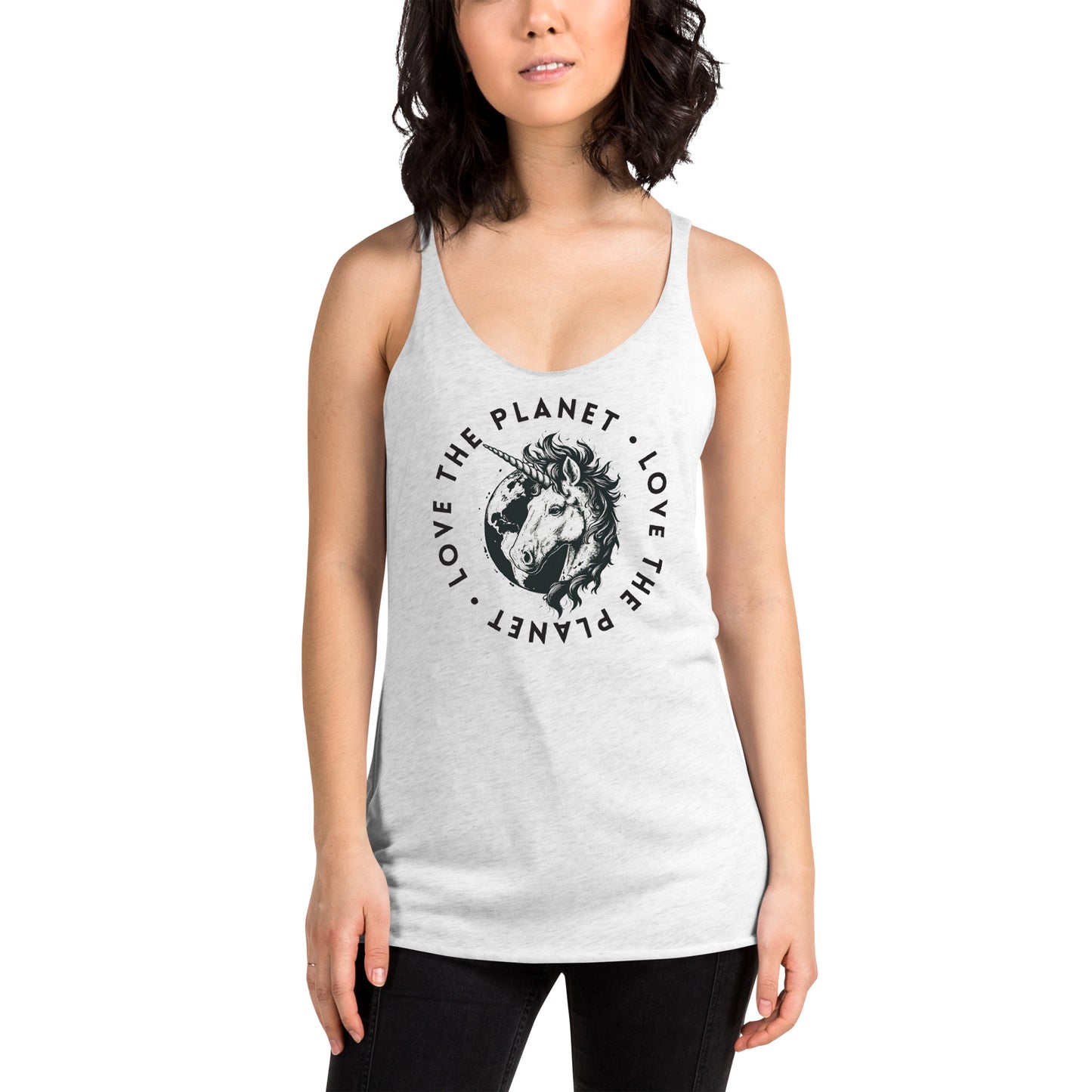 Love the Planet Magic Earth Graphic - Women's Racerback Tank