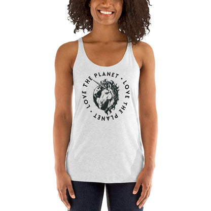 Love the Planet Magic Earth Graphic - Women's Racerback Tank