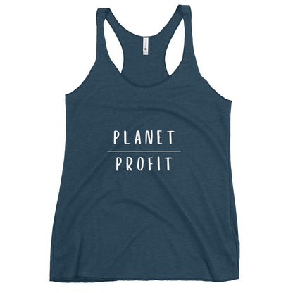 Planet over Profit - Women's Racerback Tank