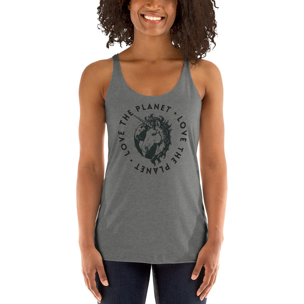 Love the Planet Magic Earth Graphic - Women's Racerback Tank