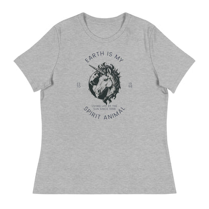 Inspiring Earth is my Spirit Animal EST. 98 Graphic Women's Relaxed T-Shirt