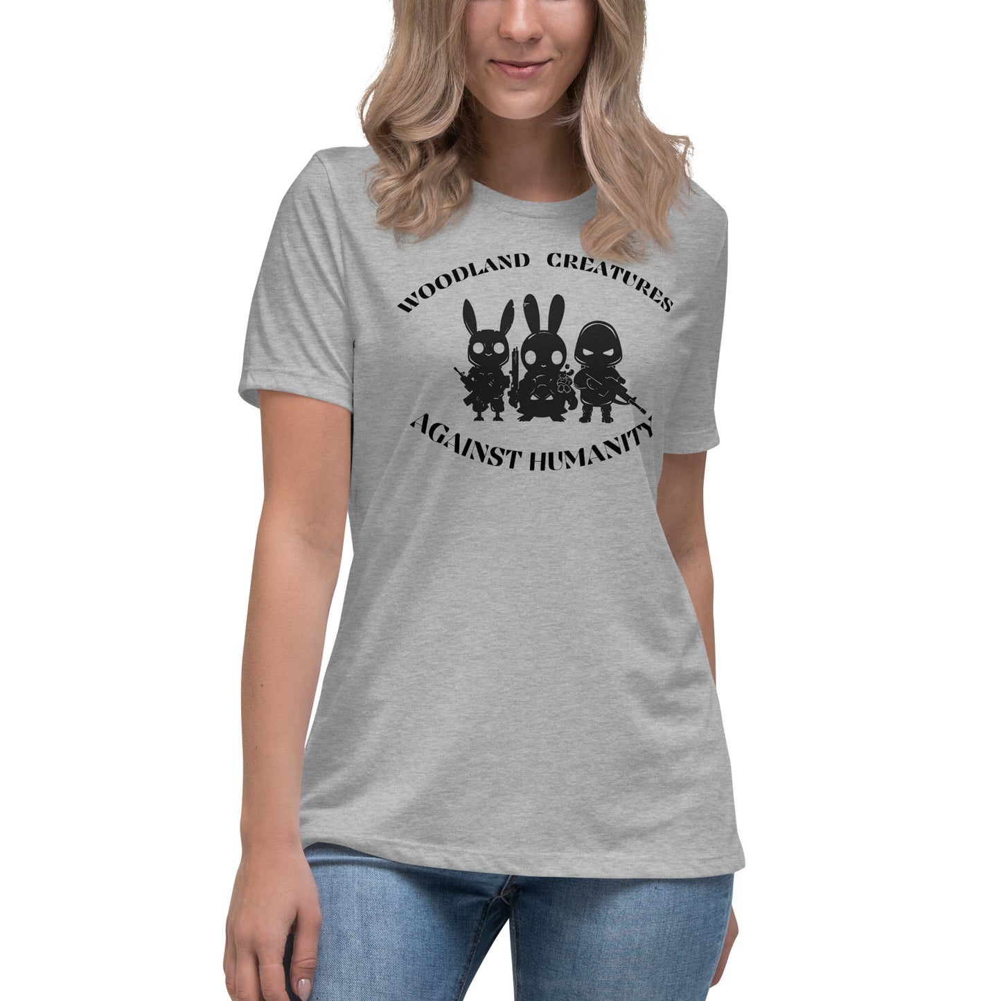 Woodland Creatures Against Humanity Conservation Apparel - Women's Relaxed T-Shirt