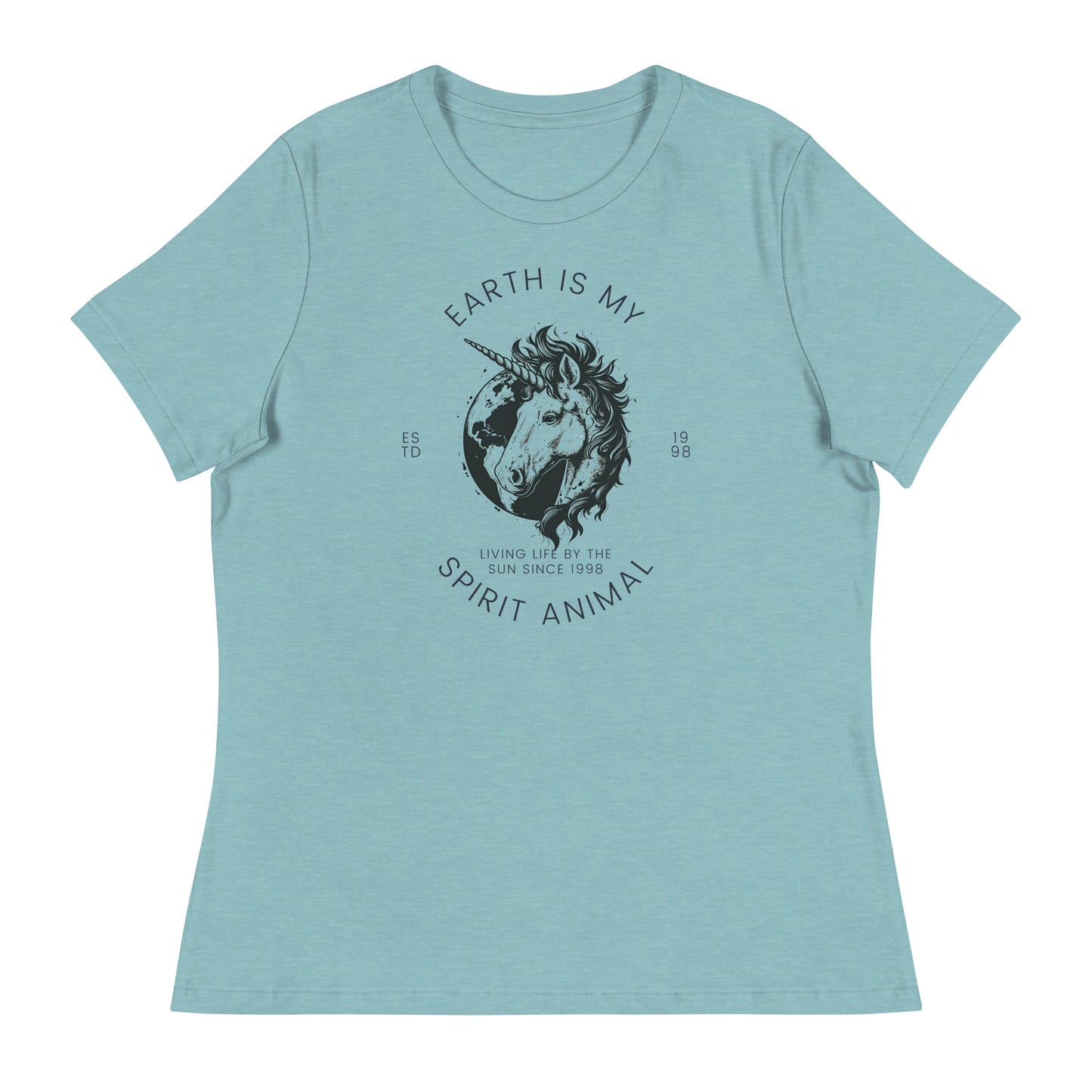 Inspiring Earth is my Spirit Animal EST. 98 Graphic Women's Relaxed T-Shirt