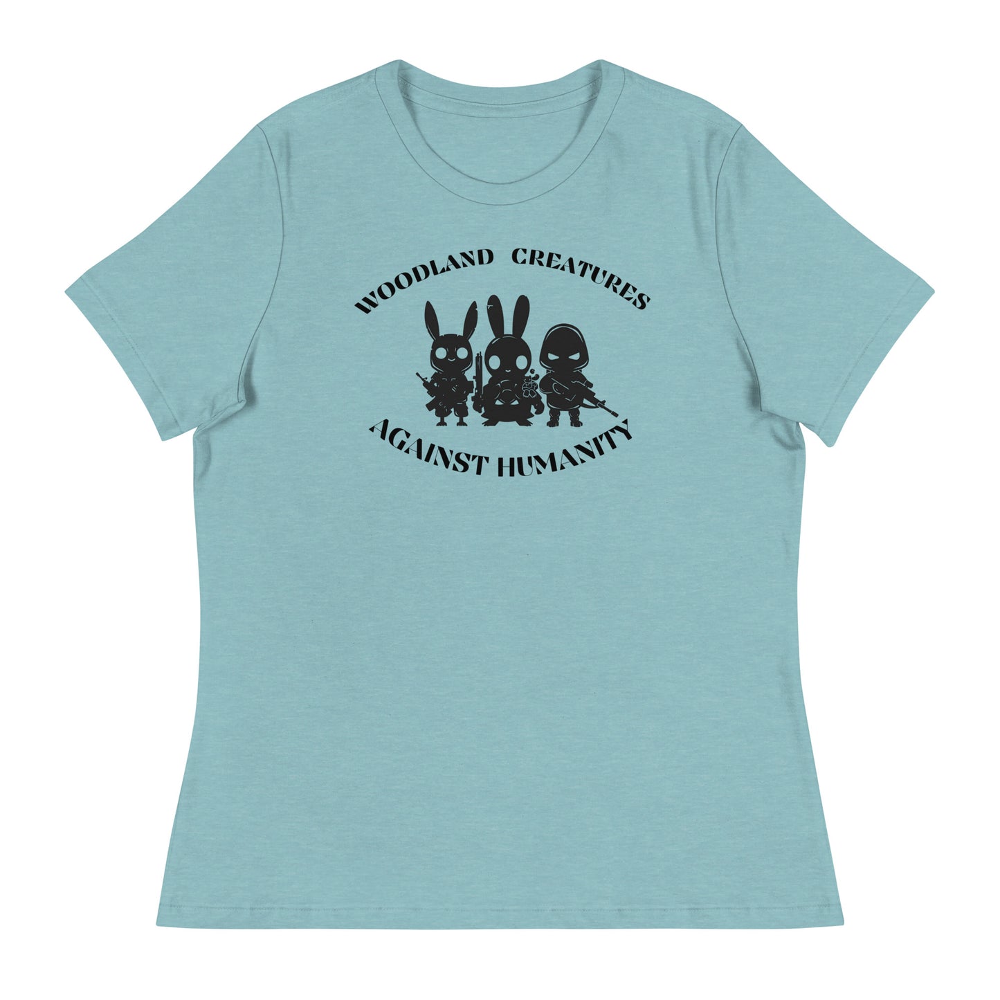 Woodland Creatures Against Humanity Conservation Apparel - Women's Relaxed T-Shirt