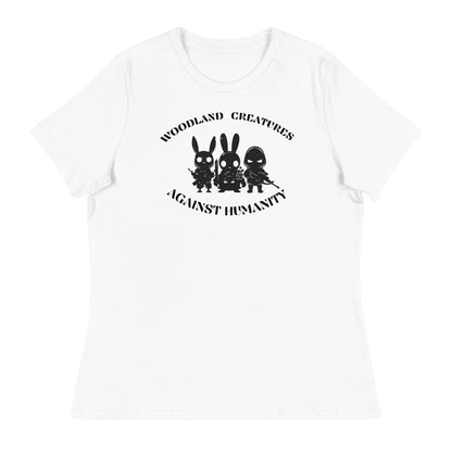 Woodland Creatures Against Humanity Conservation Apparel - Women's Relaxed T-Shirt