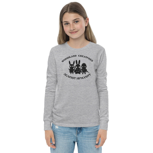 Woodland Creatures Against Humanity Conservation Apparel - Youth long sleeve tee