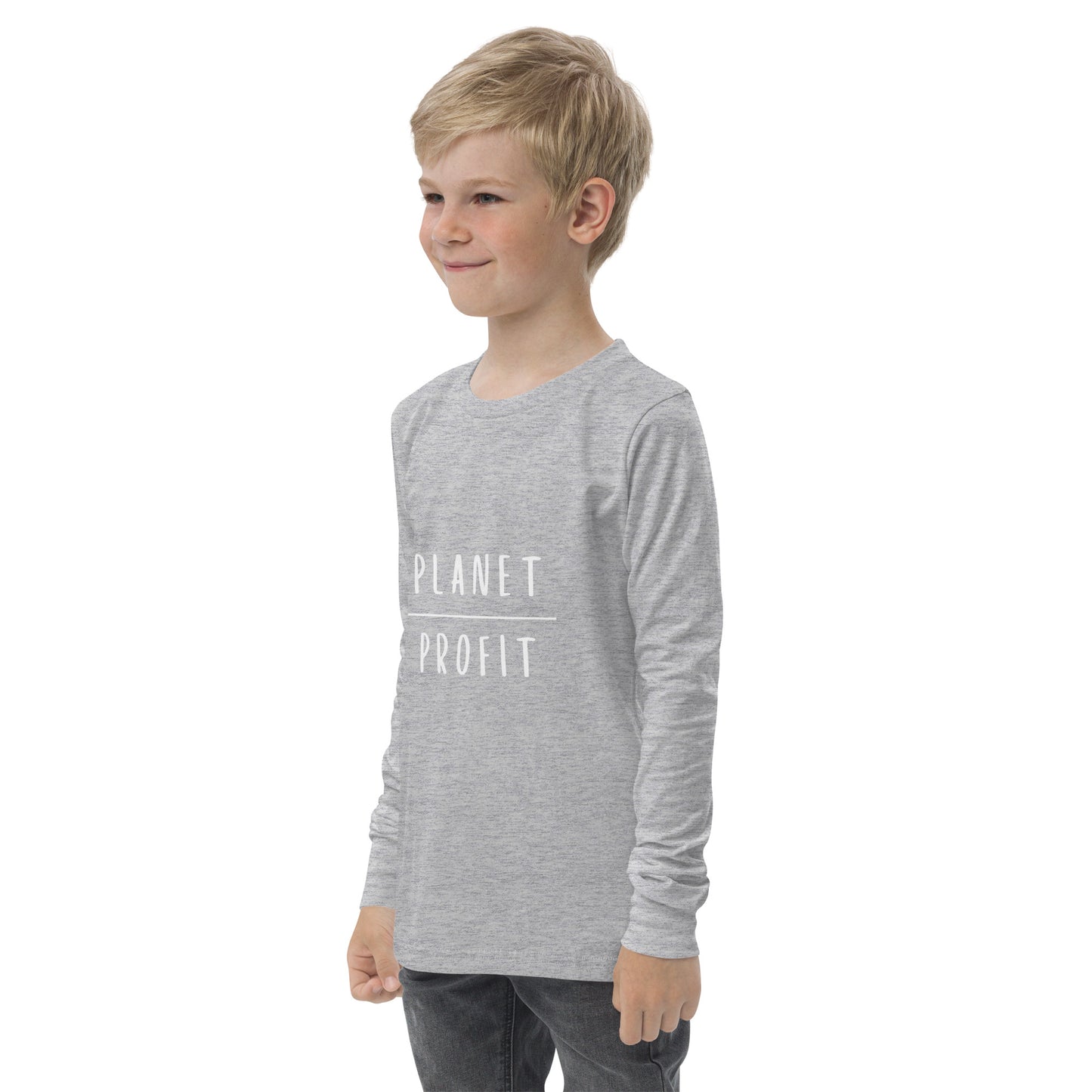 Planet over Profit - Youth long sleeve tee