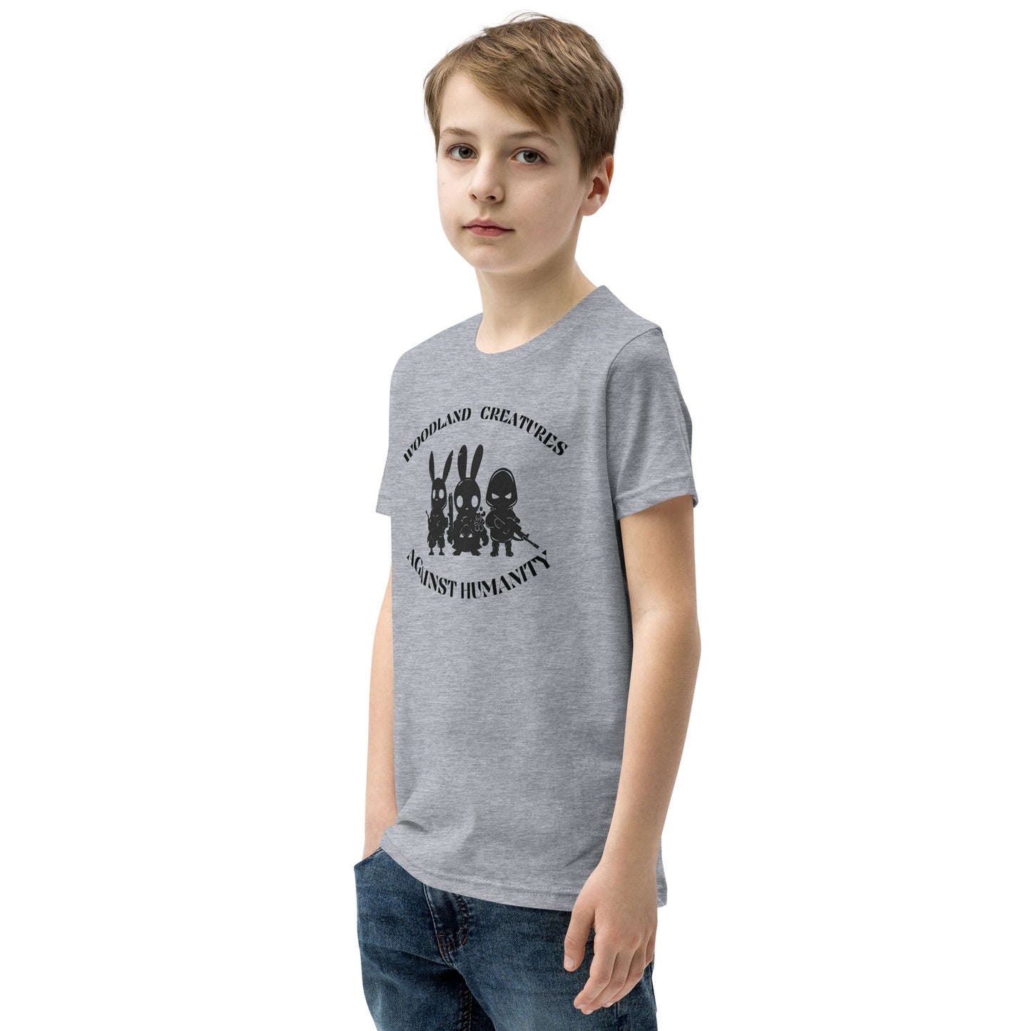 Woodland Creatures Against Humanity Conservation Apparel - Youth Short Sleeve T-Shirt