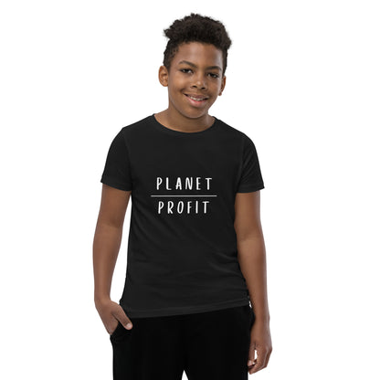 Planet over Profit - Youth Short Sleeve T-Shirt