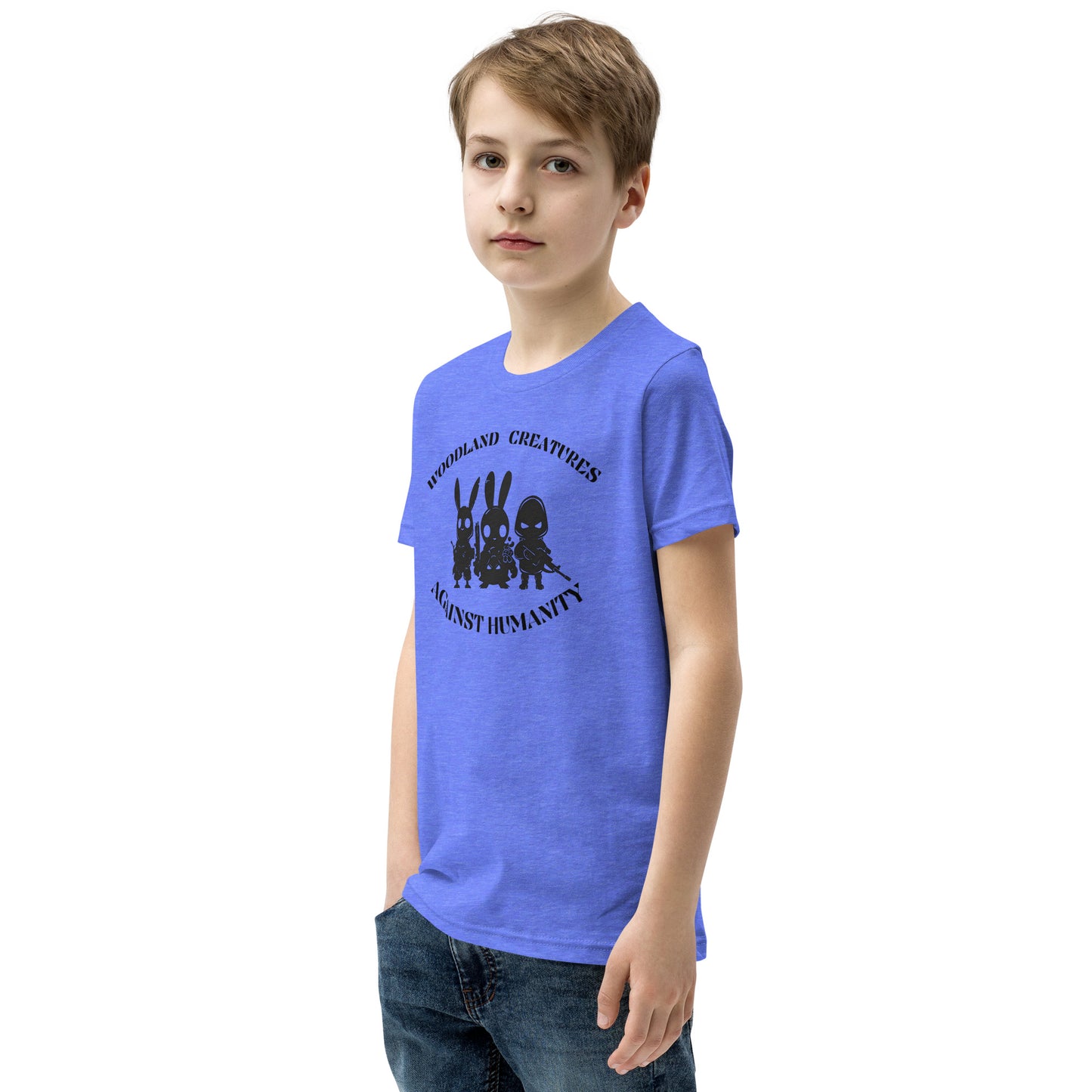 Woodland Creatures Against Humanity Conservation Apparel - Youth Short Sleeve T-Shirt