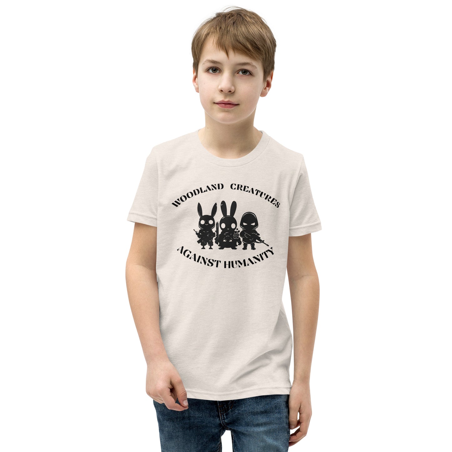 Woodland Creatures Against Humanity Conservation Apparel - Youth Short Sleeve T-Shirt