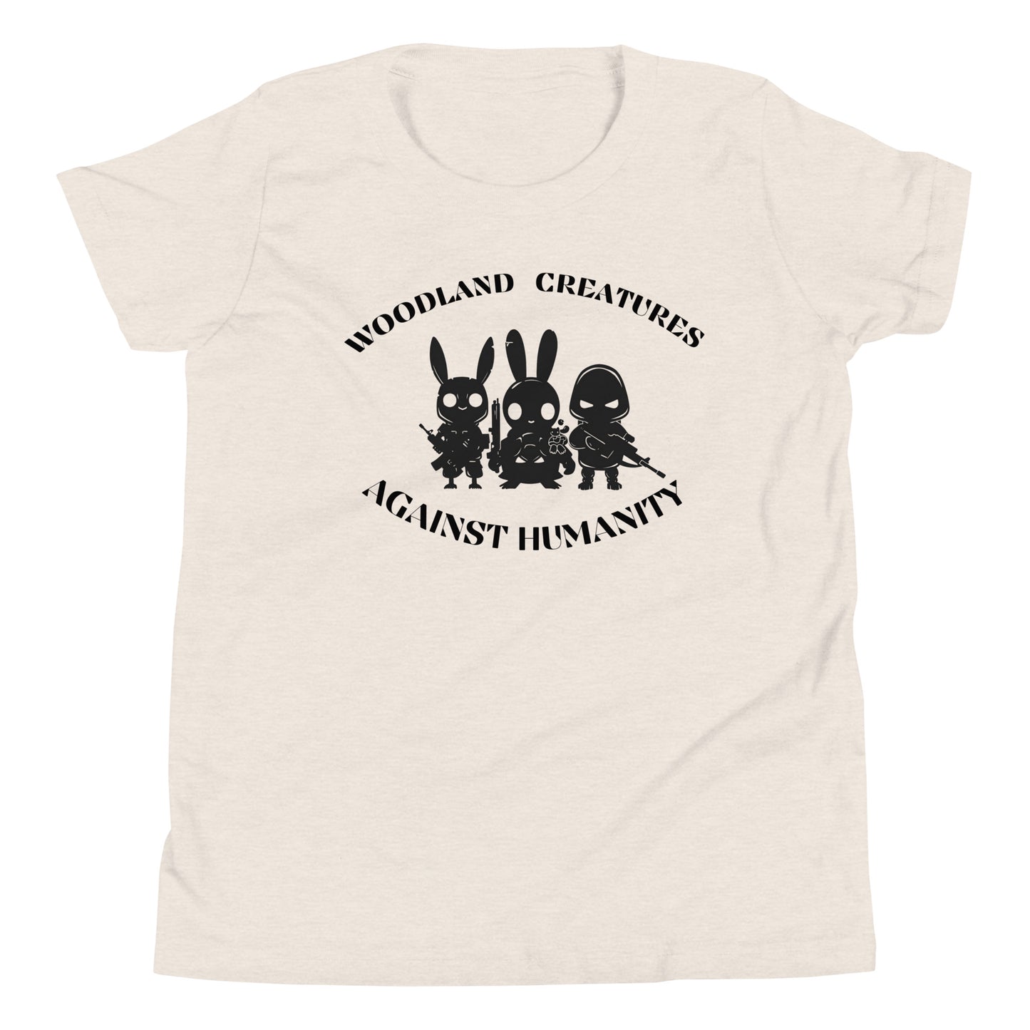 Woodland Creatures Against Humanity Conservation Apparel - Youth Short Sleeve T-Shirt