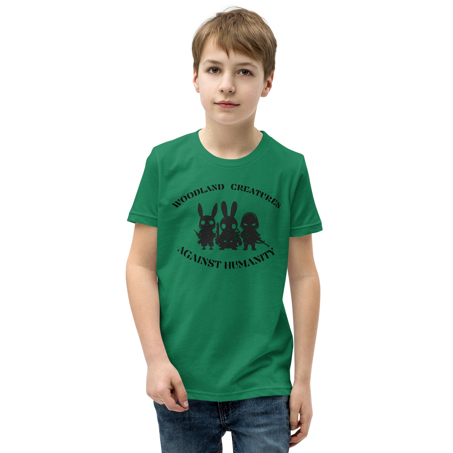 Woodland Creatures Against Humanity Conservation Apparel - Youth Short Sleeve T-Shirt