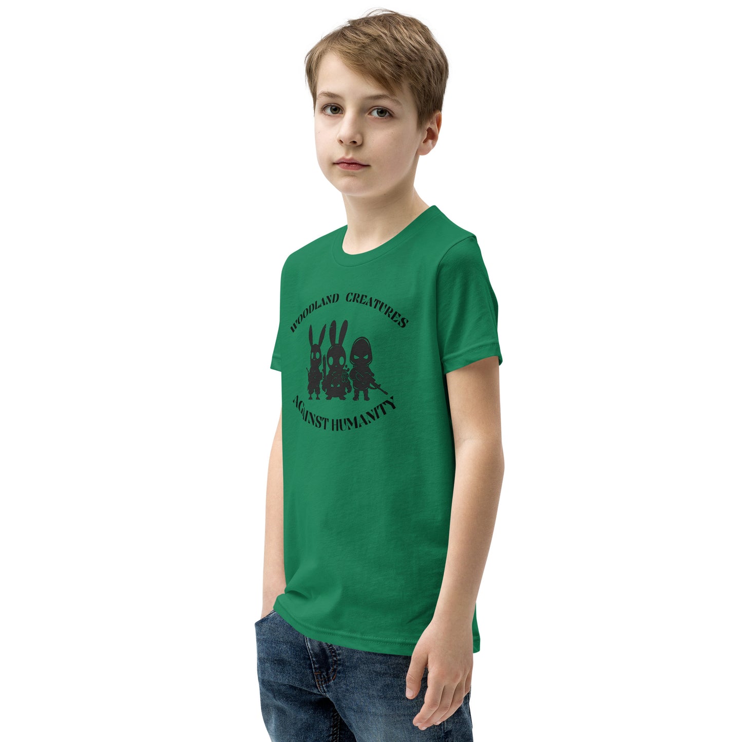 Woodland Creatures Against Humanity Conservation Apparel - Youth Short Sleeve T-Shirt