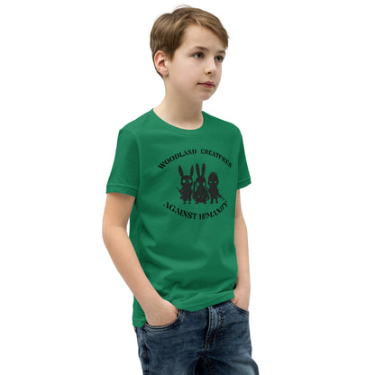 Woodland Creatures Against Humanity Conservation Apparel - Youth Short Sleeve T-Shirt